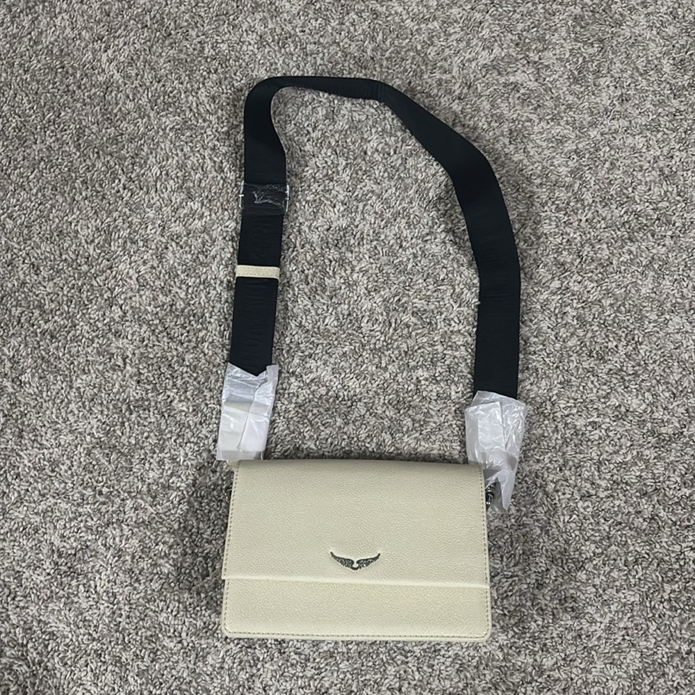 ZADIG & VOLTAIRE Lolita Wings Grained Leather Crossbody Bag - Picture 3 of 16